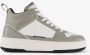 ONLY Shoes hoge dames sneakers grijs wit - Thumbnail 3