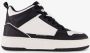 Only Shoes hoge dames sneakers wit zwart - Thumbnail 2