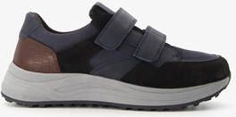 Pediforma leren heren diabetesschoenen blauw
