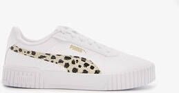 PUMA Carina 2.0 Animal Jr Sneakers White Granola Black Gold - Foto 5