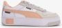 Puma Carina Street leren sneakers wit roze Meisjes Leer Meerkleurig 36 - Thumbnail 3