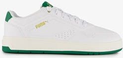 Puma Klassieke Court Sneaker met Groene en Gouden Accenten White - Foto 6