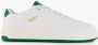 Puma Klassieke Court Sneaker met Groene en Gouden Accenten White Heren - Thumbnail 3