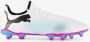 Puma Future 7 Play FG AG Junior voetbalschoenen wit roze blauw Jongens Meisjes Imitatieleer 28 - Thumbnail 4