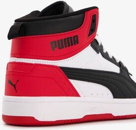 PUMA Rebound JOY Jr Unisex Sneakers White Black HighRiskRed - Foto 6