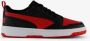 Puma Rebound V6 Lo sneakers zwart rood Imitatieleer Meerkleurig 35.5 - Thumbnail 3
