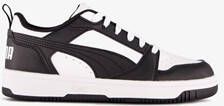 Puma Rebound V6 Low kinder sneakers zwart wit