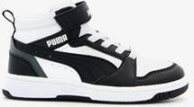 Puma Rebound V6 Mid jongens sneakers grijs wit