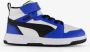 Puma Rebound v6 Mid V6 Mid sneakers wit zwart blauw Imitatieleer 28 - Thumbnail 4
