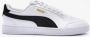 PUMA Shuffle Jr Unisex Sneakers White- Black- Team Gold - Thumbnail 4