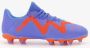 PUMA Future Play Gras Kunstgras Voetbalschoenen (MG) Blauw Oranje Wit - Thumbnail 2