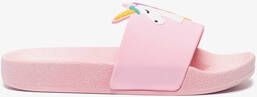 Scapino Meisjes badslippers roze met unicorn