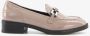 Scapino Tamaris dames lak loafers beige taupe - Thumbnail 2