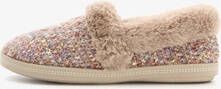 Skechers Cozy Campfire dames pantoffels beige