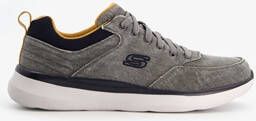Skechers Delson 2.0 Kemper heren sneakers grijs