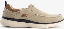 Skechers Delson 2.0 Larwin heren instappers beige - Foto 5