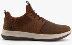 Skechers Delson Axton leren heren sneakers
