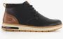 Skechers Evenston Renli leren veterschoenen zwart bruin - Thumbnail 3
