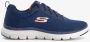 Skechers Flex Advantage 4.0 heren sneakers blauw Extra comfort Memory Foam - Thumbnail 2