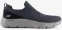 Skechers Go Walk Flex heren sneakers zwart grijs - Thumbnail 1