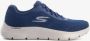 Skechers Go Walk Flex heren wandel sneakers blauw - Thumbnail 3