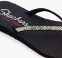 Skechers Meditation Perfect 10 zwart slippers dames - Thumbnail 2