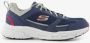 Skechers Oak Canyon Verketta 51898 NVGY Mannen Marineblauw Sneakers Sportschoenen - Thumbnail 2