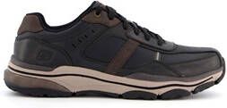 Skechers Romago Elmen leren heren sneakers Zwart Maat Extra comfort Memory Foam41 - Foto 4