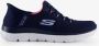 Skechers Slip-on sneakers SUMMITS-DIAMOND DREAM Instapschoen vrijetijdsschoen met praktische slip-in functie - Thumbnail 3