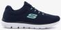 Skechers Summits dames sneakers blauw Extra comfort Memory Foam - Thumbnail 2