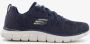 Skechers Track-Front Runner heren sneakers Blauw Maat Extra comfort Memory Foam41 - Thumbnail 2