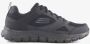 Skechers Track Syntac heren sportschoenen Zwart Extra comfort Memory Foam - Thumbnail 3