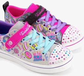 Skechers Twinkle Sparkle Rayz meisjes sneakers Zilver Uitneembare zool - Foto 2