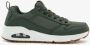 Skechers Uno Fastime sneakers groen Imitatieleer - Thumbnail 2