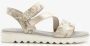 Softline dames sandalen met metallic details Grijs - Thumbnail 2
