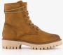 S.Oliver gevoerde dames veterboots cognac - Thumbnail 1