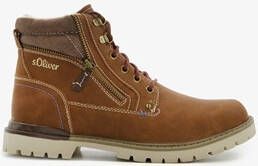 s.Oliver heren veterboots bruin cognac