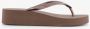 Supercracks dames teenslippers bruin - Thumbnail 2