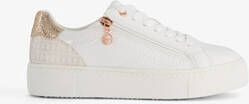 tamaris dames sneakers met rosékleurige details