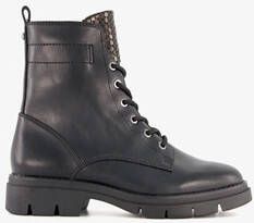 Tamaris dames veterboots zwart goud - Foto 2