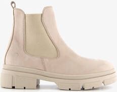 Tamaris leren dames chelsea boots beige - Foto 3