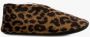 Thu!s dames spaanse sloffen met luipaardprint Beige Maat Pantoffels38 - Thumbnail 2