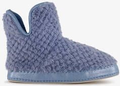 Thu!s gevoerde dames teddy sloffen blauw Pantoffels - Foto 2