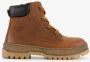 TwoDay leren jongens veterboots cognac bruin - Thumbnail 1