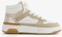 TwoDay leren meisjes sneakers beige goud - Thumbnail 2