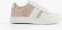 TwoDay leren meisjes sneakers met gouden hartjes - Thumbnail 2