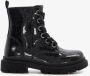 TwoDay leren meisjes veterboots met glitter zwart - Thumbnail 2