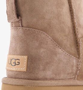 Ugg Classic Mini II suède enkellaarsjes beige