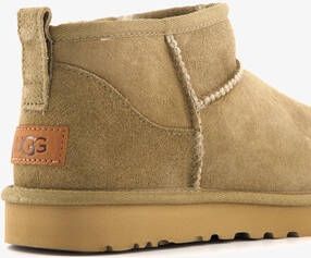 Ugg Classic Ultra Mini suède enkellaarsjes kaki