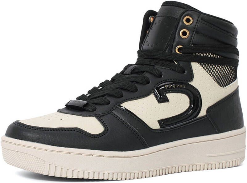 Cruyff Beige High Top Sneakers met Zwarte Accenten Black Heren - Foto 9